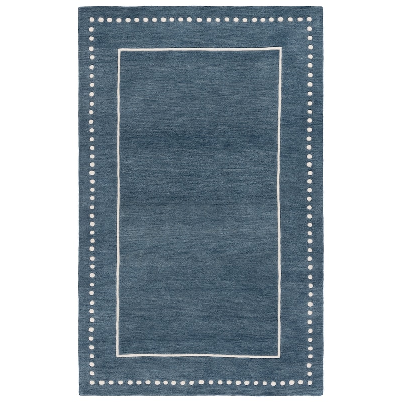 SAFAVIEH Handmade Bella Alverta Dotted Border Wool Rug