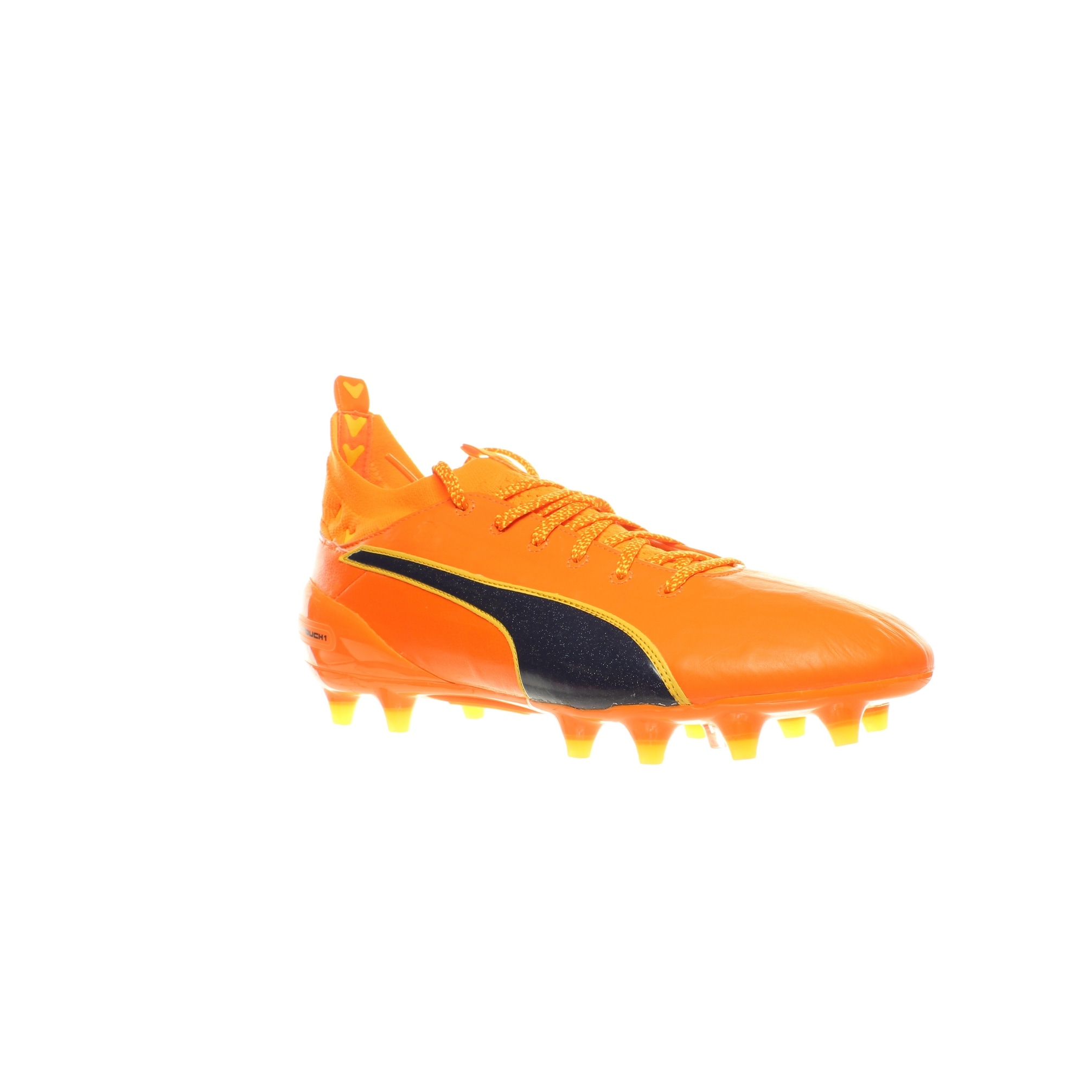 orange puma cleats