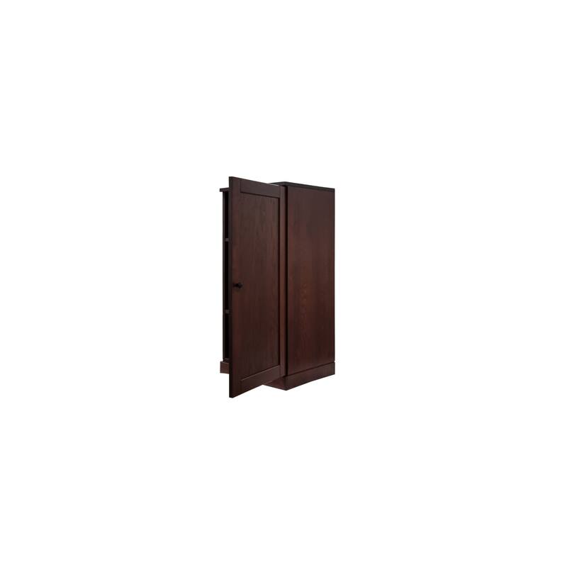Palace Imports Premium 100% Solid European Oak Hardwood Modular Dining Room Cabinet with Shaker Doors - 16" Wide, 71.5" Tall