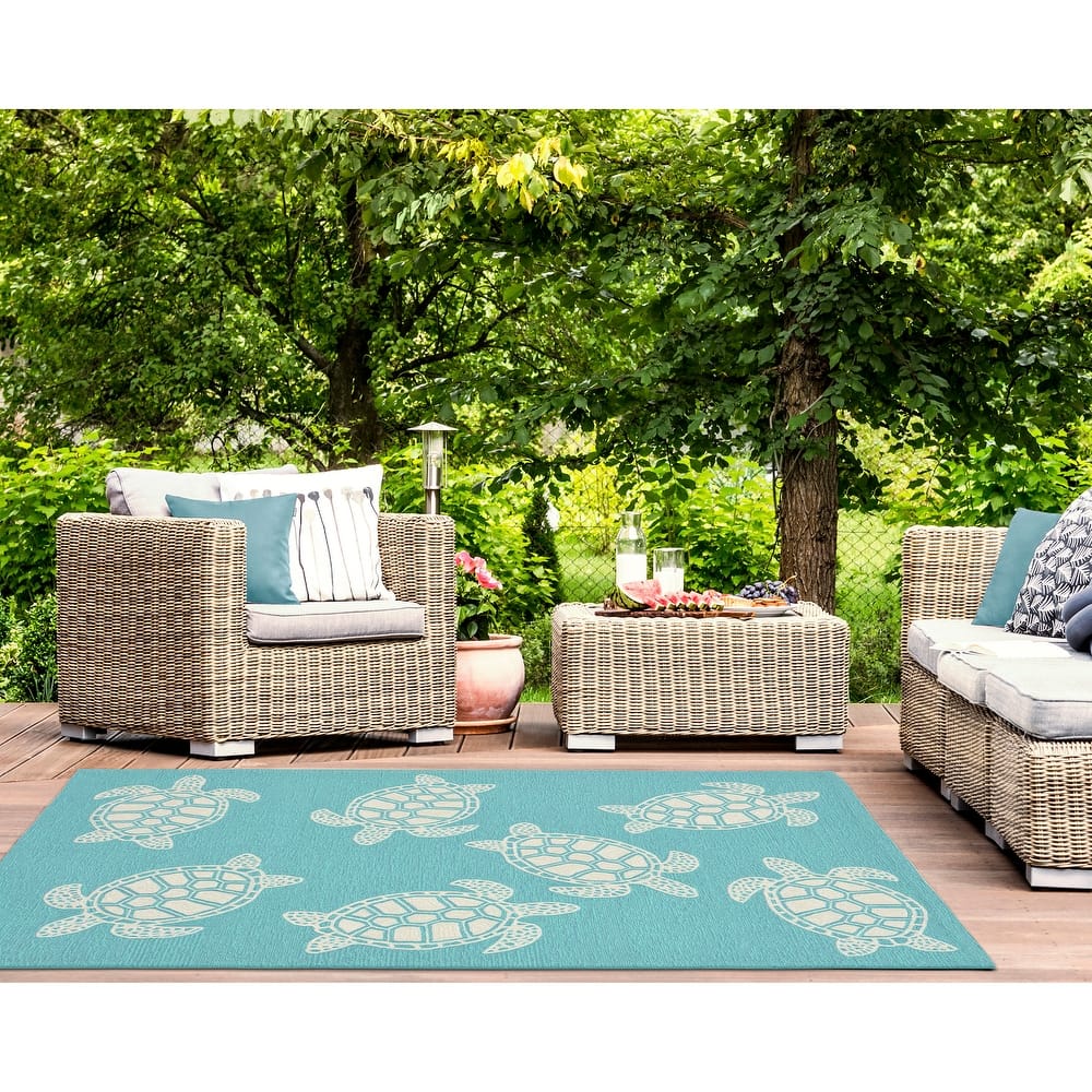 Liora Manne Capri Turtle Indoor/Outdoor Rug