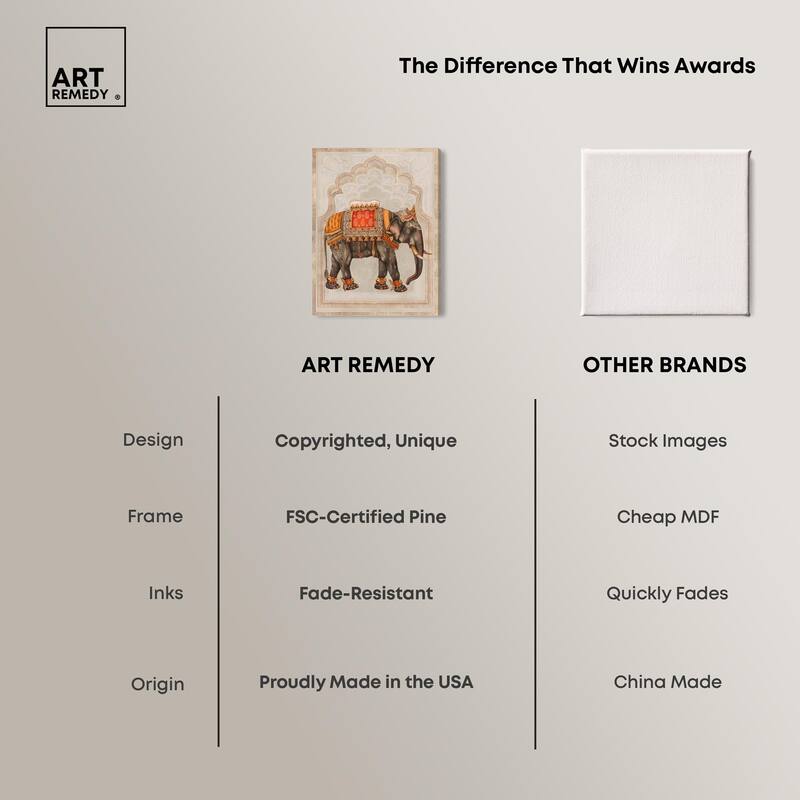Elephant Queen Canvas by Art Remedy, Gallery Wrapped