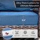 preview thumbnail 11 of 99, MAISON ARTS Extra-Large Patio Wicker Sofa Conversation Set with Coffee Table, Oversize Seat with 5.5'' Thick Padded Cushion