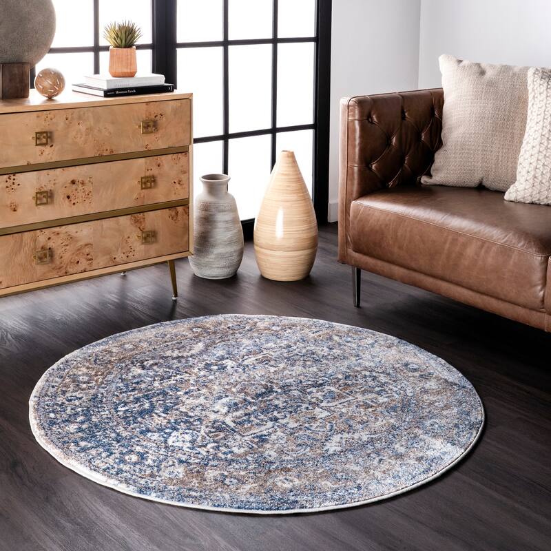 Nuloom Lilah Vintage Medallion Area Rug
