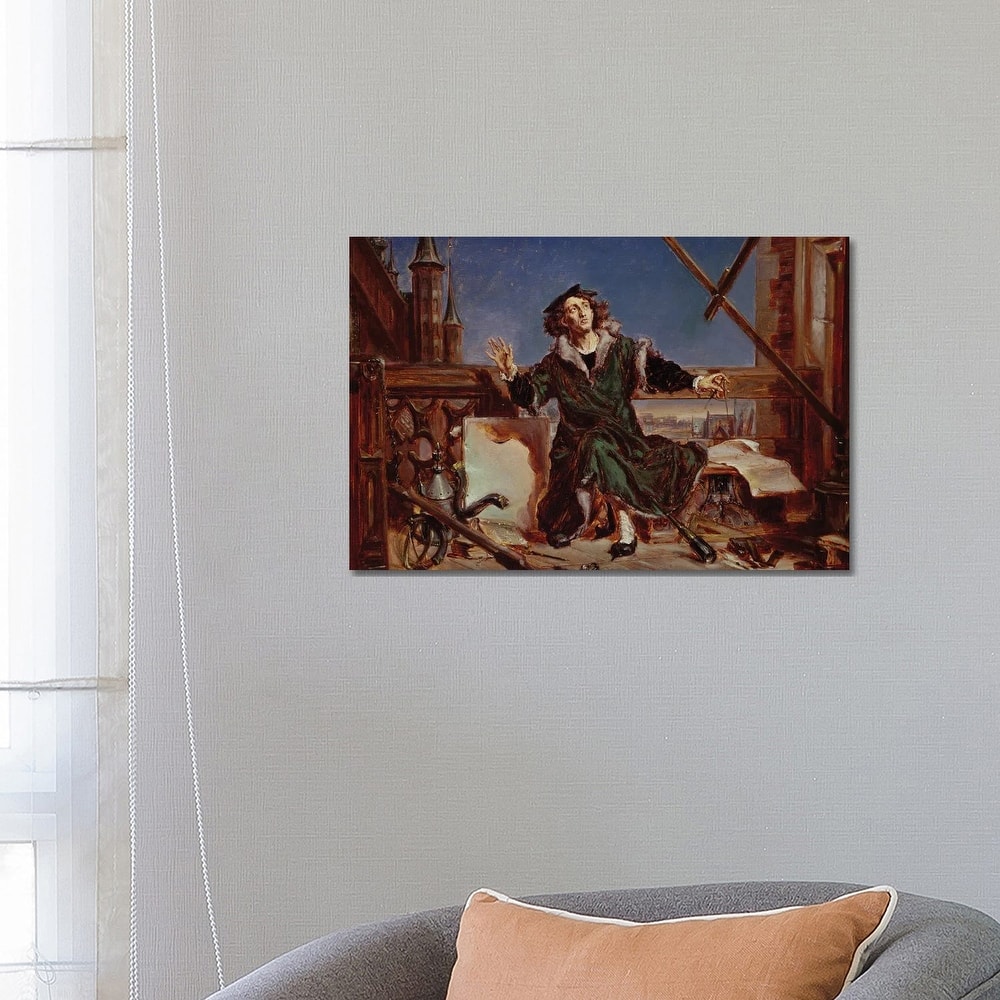 iCanvas "Nicolaus Copernicus The Astronomer" by Jan Matejko Canvas Print