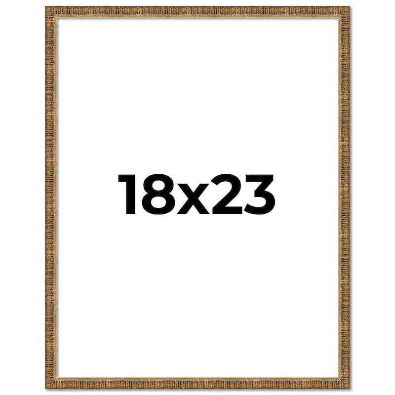 18x23 Frame Gold Kingsley Distressed Solid Wood Picture Frame Width