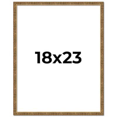 18x23 Frame Gold Picture Frame - Complete Modern Photo Frame Includes