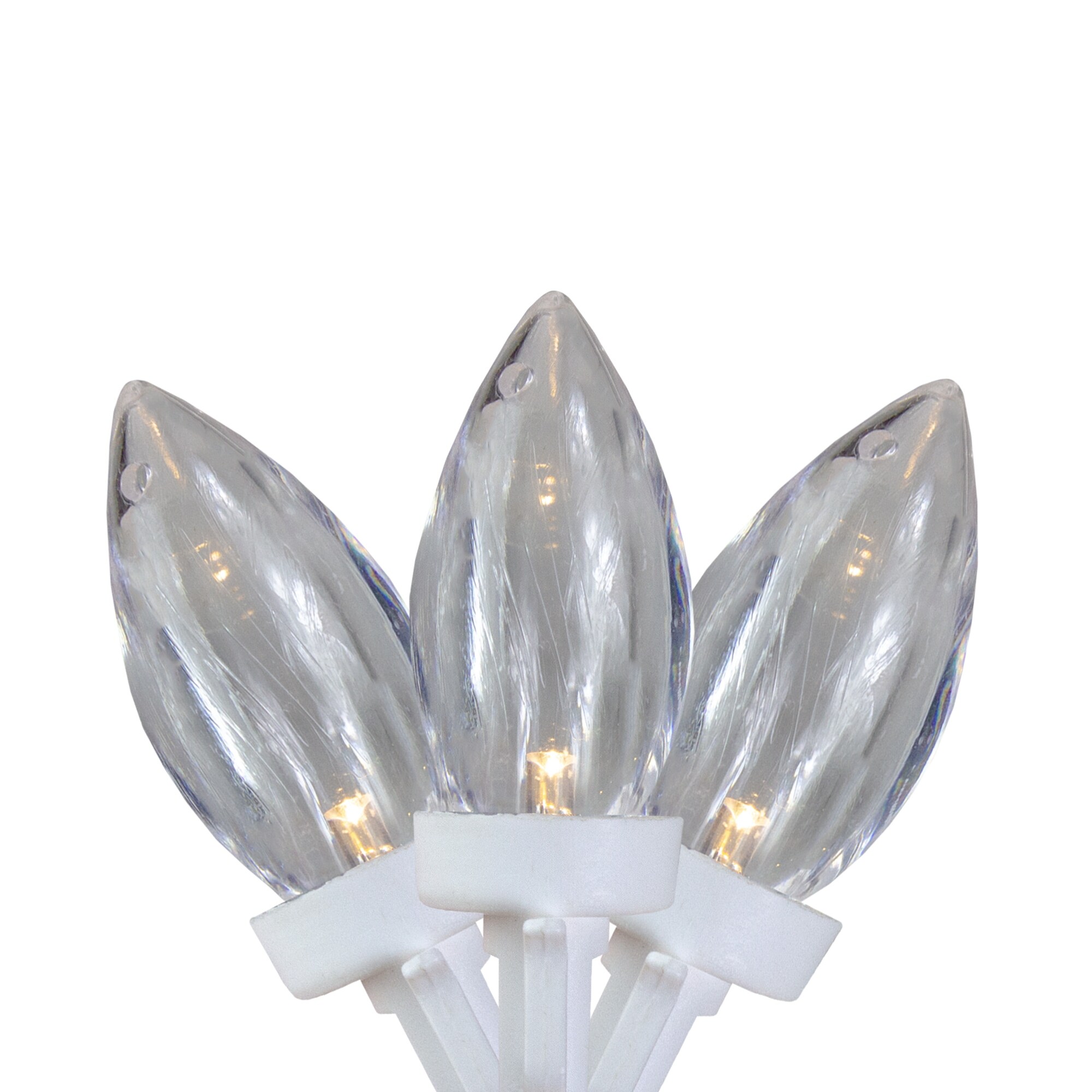 Shop 100 Commercial Length Warm White Led C9 Christmas Lights On