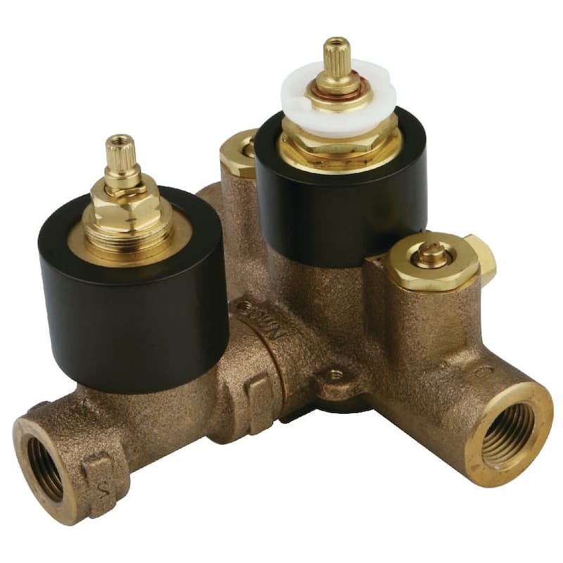 Kingston Brass Pressure Balanced Rough-In with 1/2" IPS Connections - Oil Rubbed Bronze
