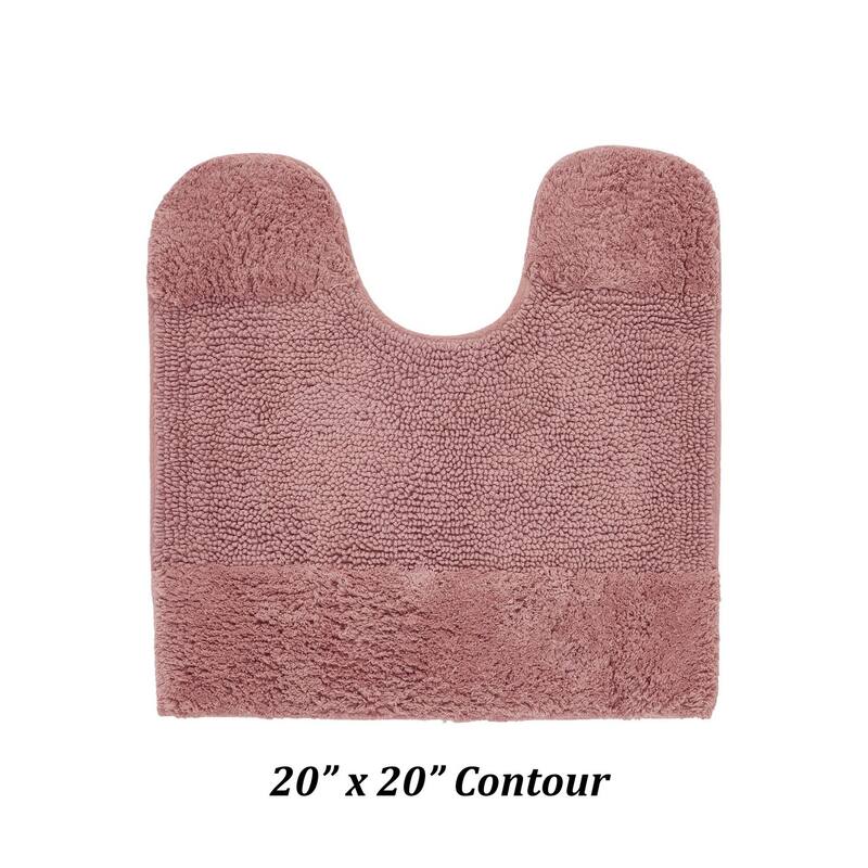 Better Trends Bath Rug 100% Cotton Water Absorbent Tufted Bathroom Rugs for Shower, Sink Mats Machine Wash Granada Collection