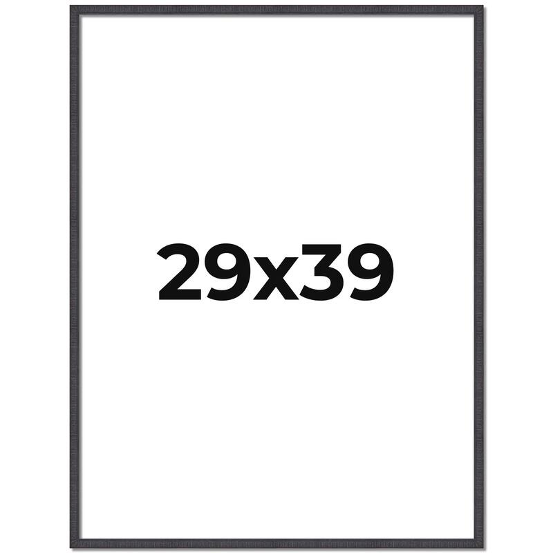 29x39 Frame Brown Picture Frame - Complete Modern Photo Frame Includes