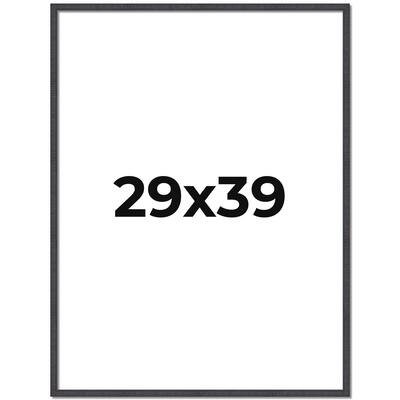 29x39 Frame Brown Picture Frame - Complete Modern Photo Frame Includes