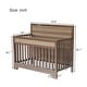 preview thumbnail 9 of 16, Certified Baby Safe Crib, Pine Solid Wood, Non-Toxic Finish