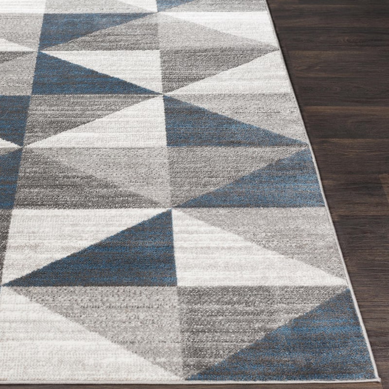 Livabliss Monte Carlo Mid-Century Modern Geometric Area Rug