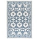 preview thumbnail 22 of 23, SAFAVIEH Handmade Bella Viva Modern Floral Wool Rug 6' x 9' - Blue/Ivory - Rectangle