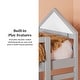 preview thumbnail 21 of 32, Walker Edison Wood Twin over Twin Bunk Bed