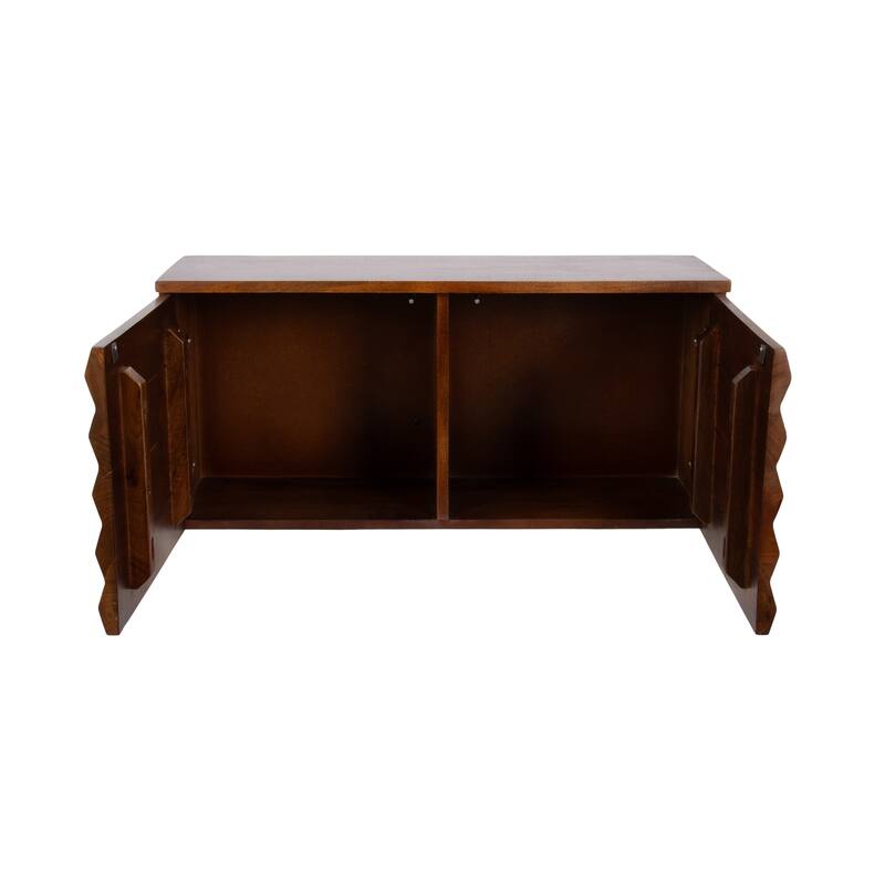 Kate and Laurel Semsa Two-Door Floating Wall Cabinet - 30x10x14