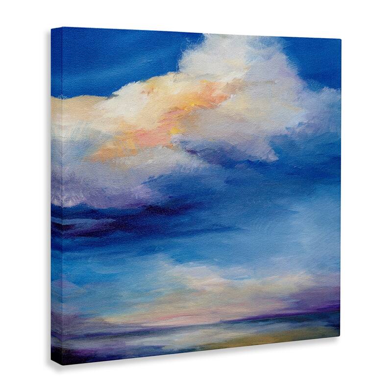 Stupell Pastel Clouds in Vivid Sky Canvas Wall Art Design By Karen Hale