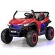 preview thumbnail 1 of 27, 12V 2-Seater Kids Ride on UTV with Slow Start Function Music - 46.5” x 29” x 28”(L x W x H) Red