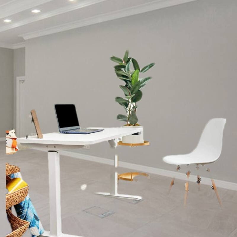 Height Adjustable Electric Standing Desk with Modern Design and Easy Assembly, Perfect for Home or Office Use