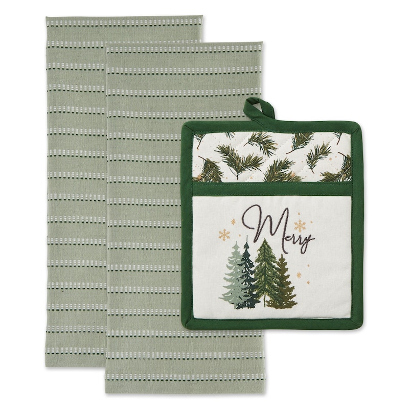 DII Winter Potholder Gift Set