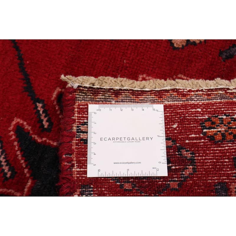 ECARPETGALLERY Hand-knotted Anadol Red Wool Rug - 4'0 x 9'6