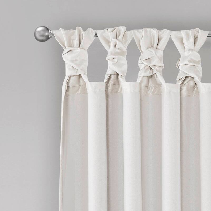 Madison Park Emilia Twist Tab Total Blackout Window Curtain Panel