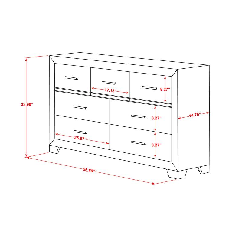East West Furniture Denali Queen Size Bedroom Set with Upholstered Headboard (Pieces Option)