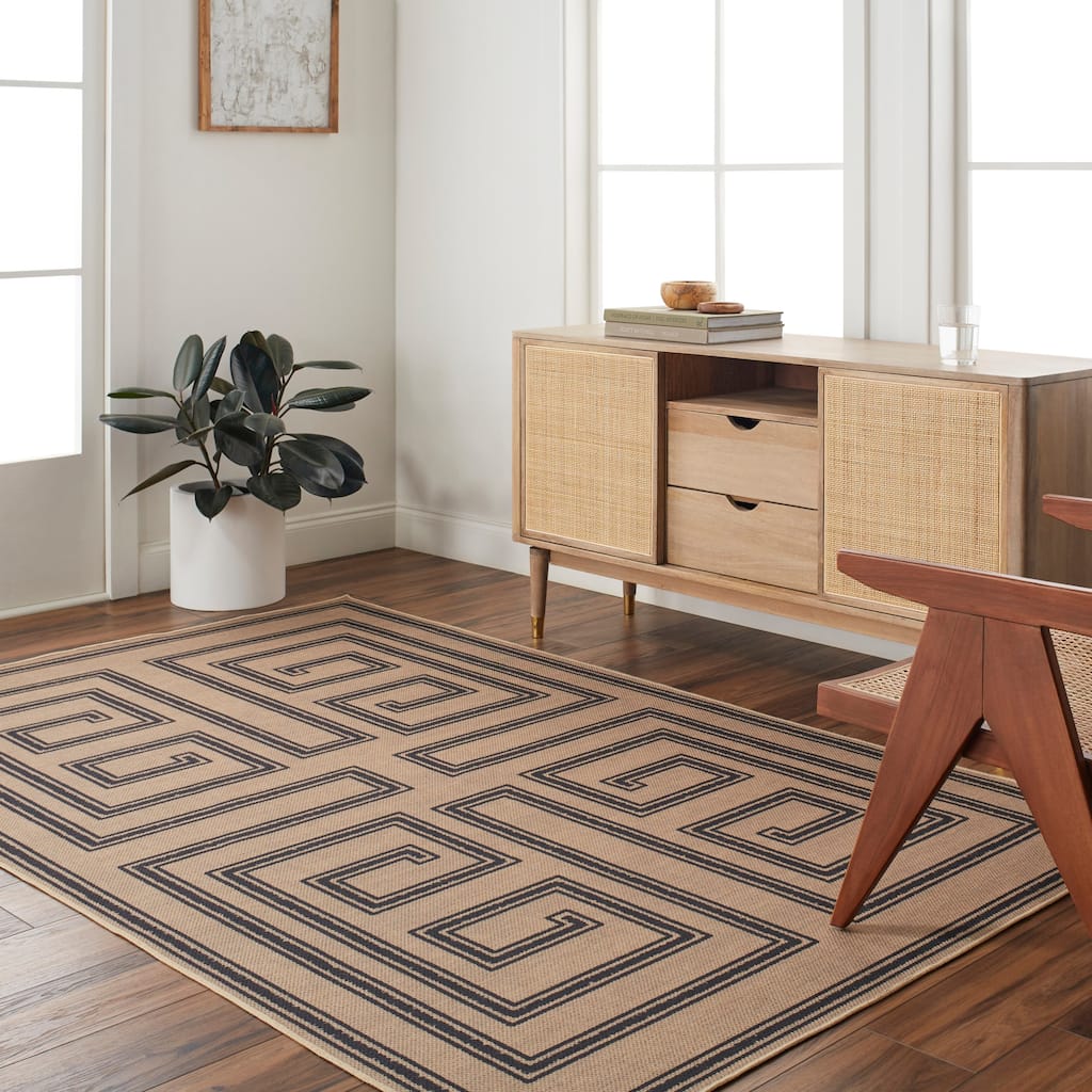 Boudreaux Bohemian & Eclectic Machine Washable Area Rug