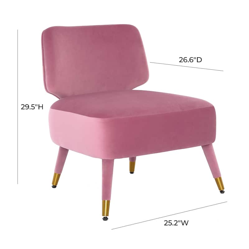 Athena Velvet Accent Chair