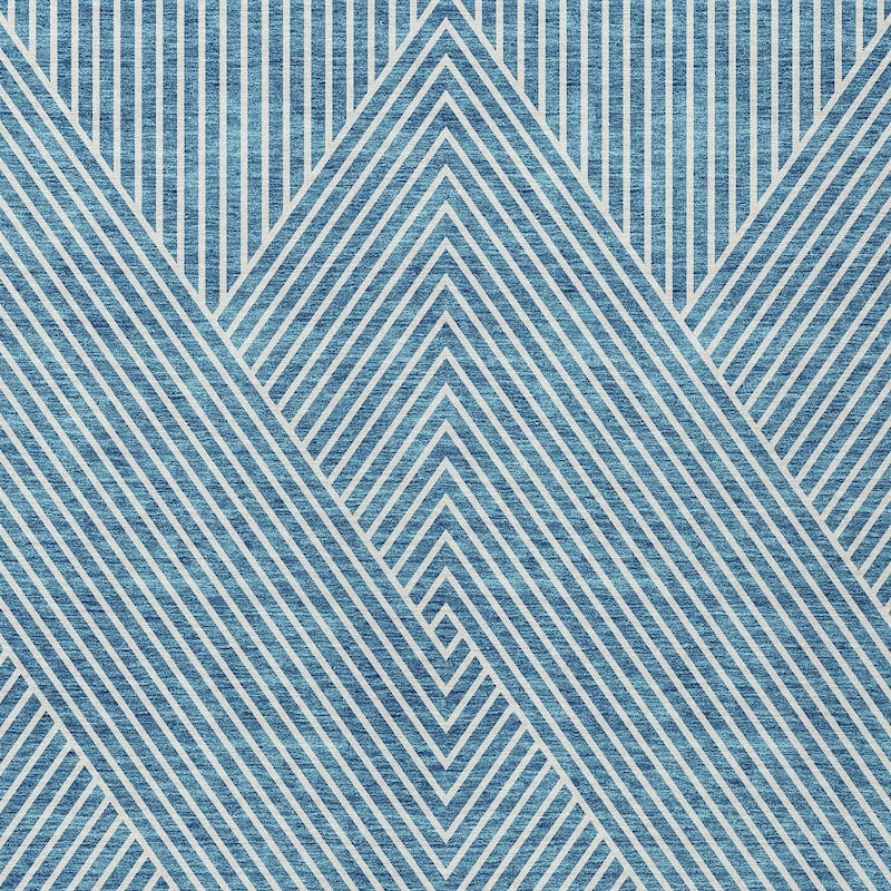 HomeRoots Geometric Transitional Rectangle Outdoor Rug