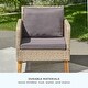 preview thumbnail 15 of 14, Brookside Chloe Rattan Outdoor Seating Collection