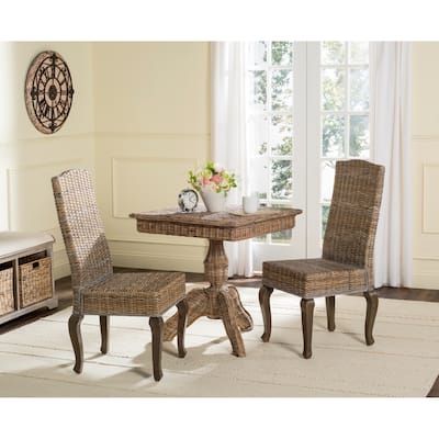 SAFAVIEH Justyne Grey Dining Chair (Set of 2) - 19Wx24Dx41H