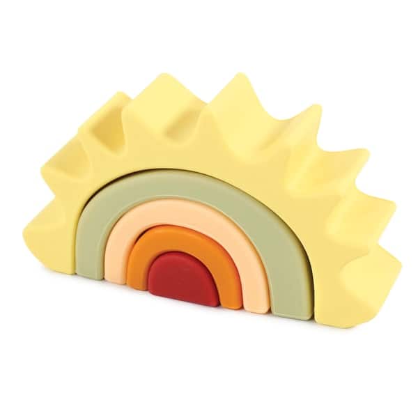 slide 1 of 1, Hudson Baby Silicone Toy Arches, Sun, One Size - Sun Sun - Toddler