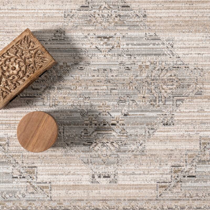 Nuloom Deena Vintage Machine Washable Indoor/Outdoor Area Rug
