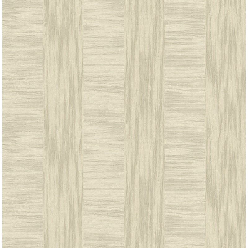 Stripes Aldis Intrepid Champagne Faux Grasscloth Stripe Wallpaper - Champagne