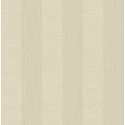 Stripes Aldis Intrepid Champagne Faux Grasscloth Stripe Wallpaper