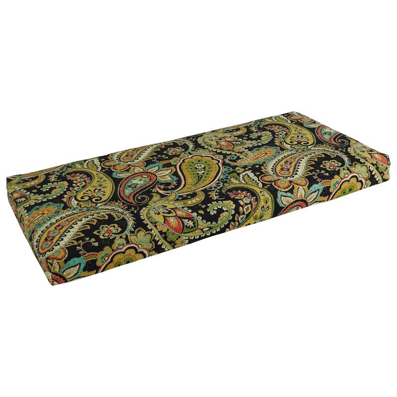 Blazing Needles 45-inch All-Weather Bench Cushion - 45 x 19 - Hadia Franco