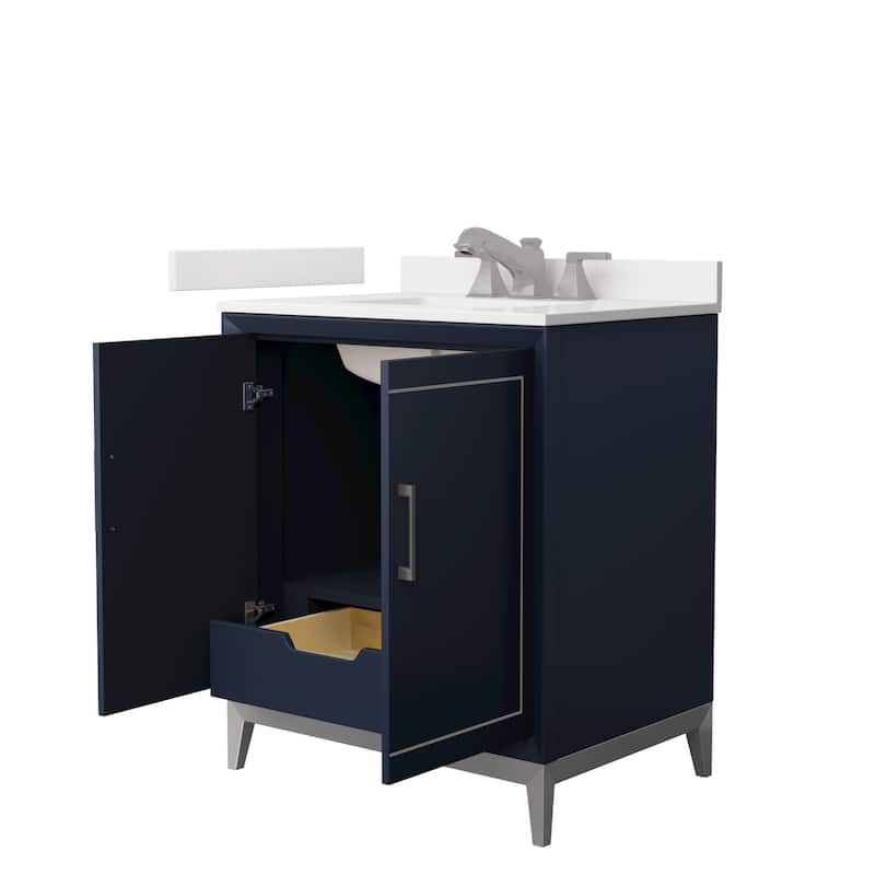 Marlena 30-inch Single Vanity, Quartz Top