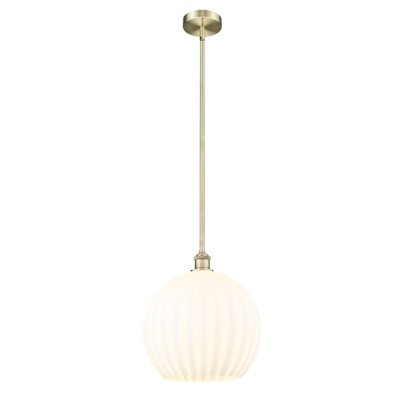 Innovations Lighting 616-1S 16 14 White Venetian Pendant White