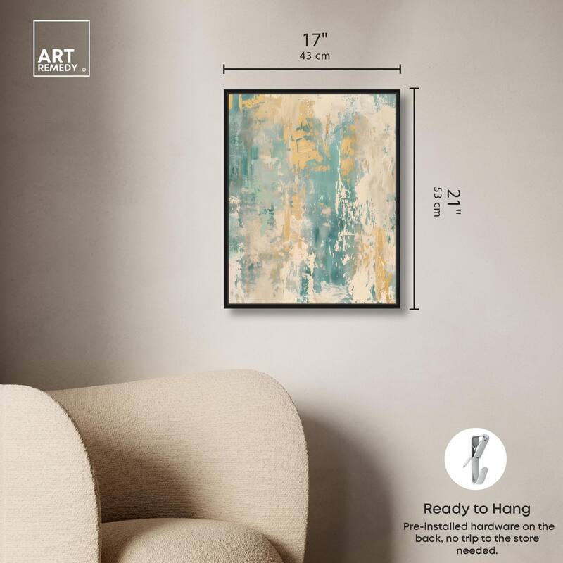 Minted Ivory II Canvas by Art Remedy
