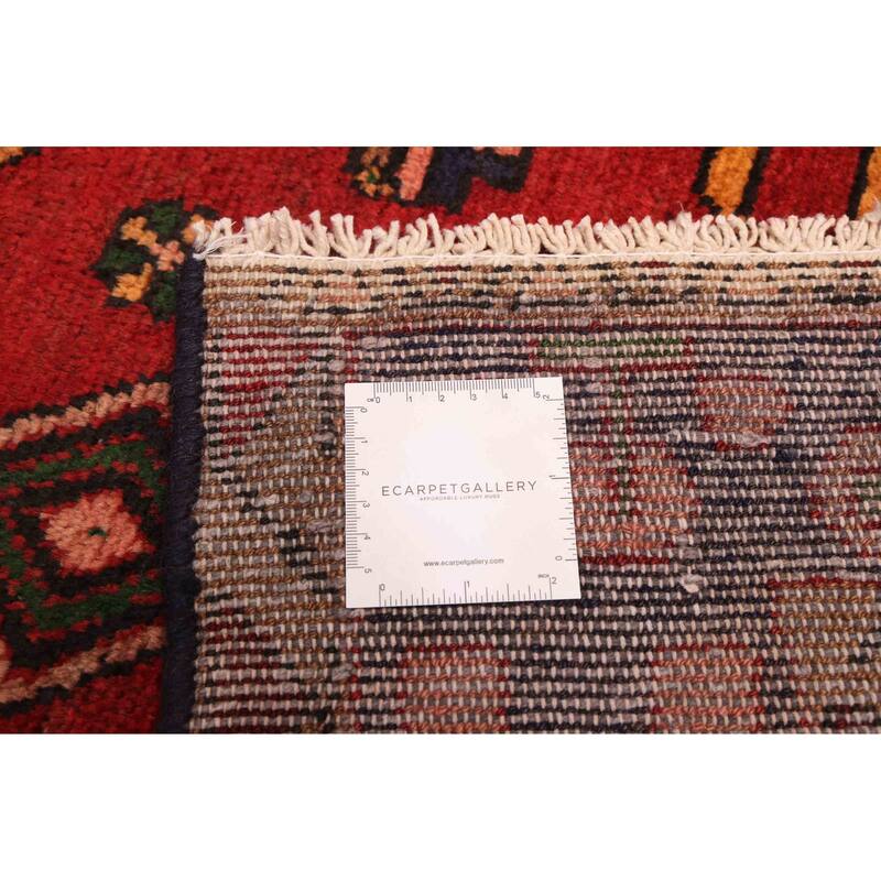 ECARPETGALLERY Hand-knotted Andelz Red Wool Rug - 4'7 x 6'1