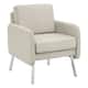 Option Cream Faux Leather