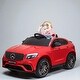 preview thumbnail 15 of 19, 12V Mercedes-Benz AMG GLC63S Coupe Kids Ride-On Car with Remote Control, MP3 Player, Lights, Horn, 2 Speeds, for Ages 3-6 Red
