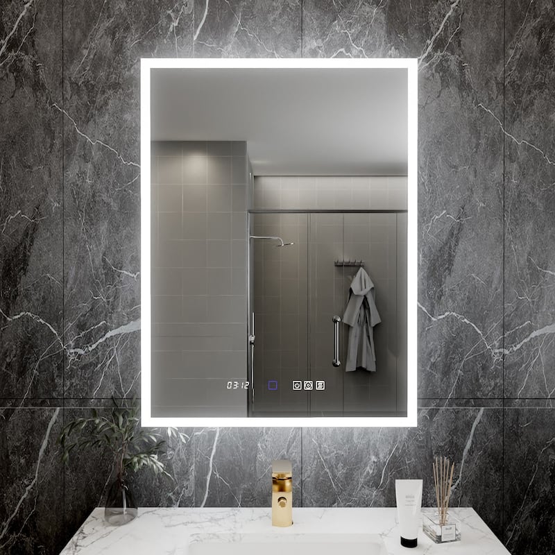 Modland 24"x32" Lighted Medicine Cabinet with Anti-Fog Mirror & Blum Hinge - Right Hinge