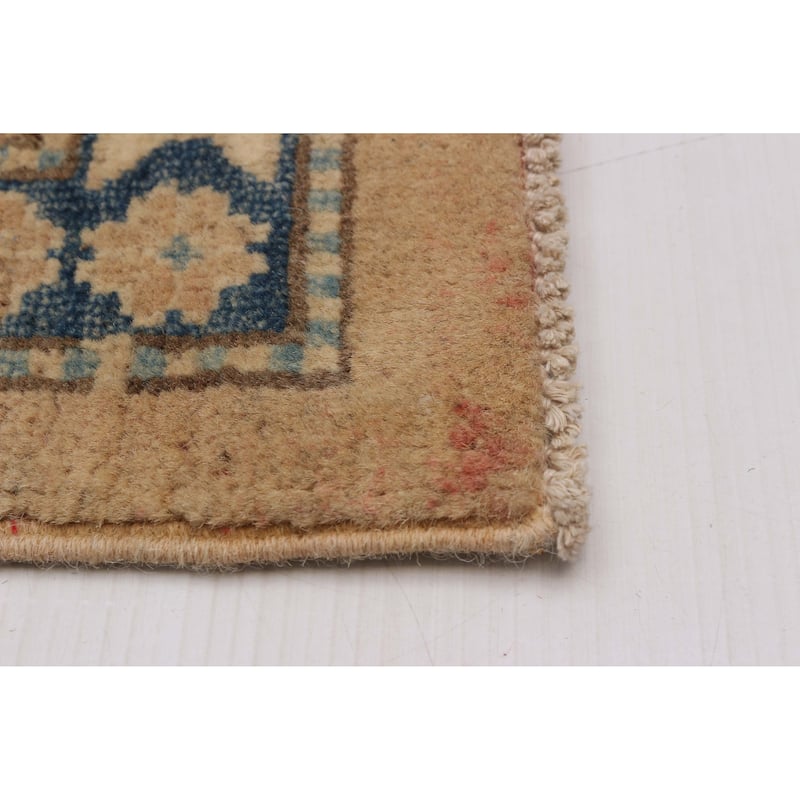 ECARPETGALLERY Hand-knotted Finest Ghazni Tan Wool Rug - 6'0 x 9'8