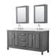 Option Dark Gray, Chrome Trim, Giotto Quartz Top