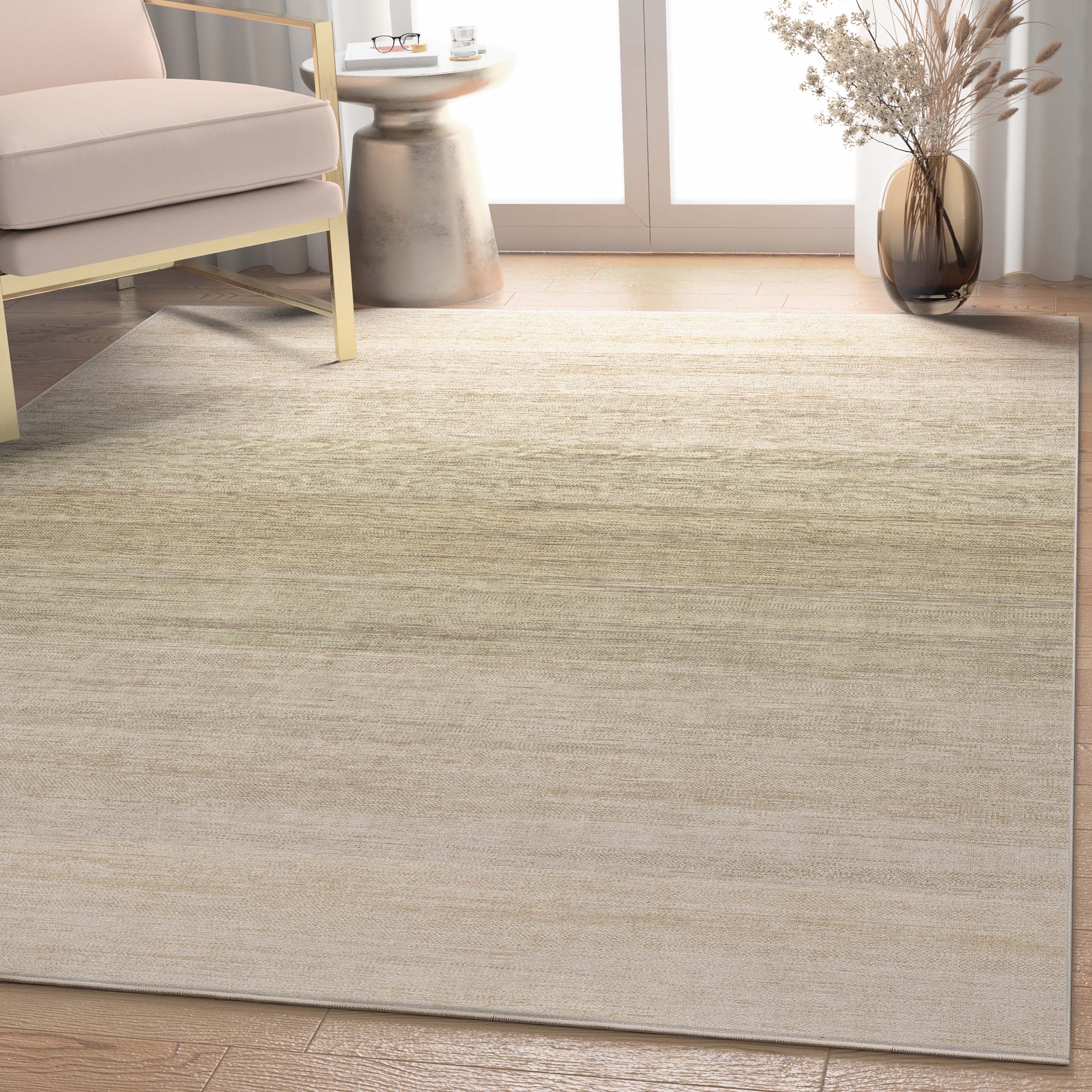 Well Woven Abstract Sunset Vintage Flat-Weave Area Rug