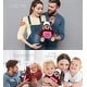 preview thumbnail 3 of 3, DolliBu Happy Mothers Day Super Soft Plush Red Plaid Outfit Black Bear - 9 inches