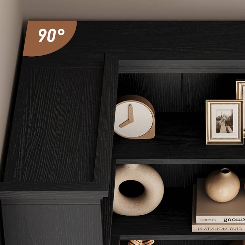 Farmhouse Bookshelf Corner