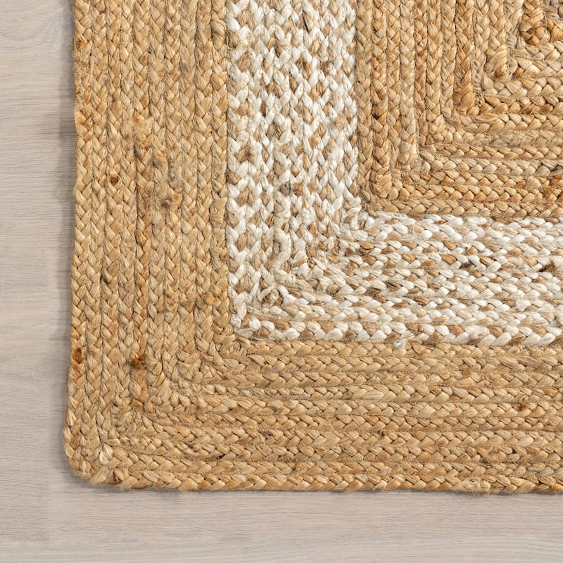 Nuloom Louisa Jute Bordered Area Rug